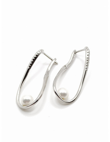 Silver earrings