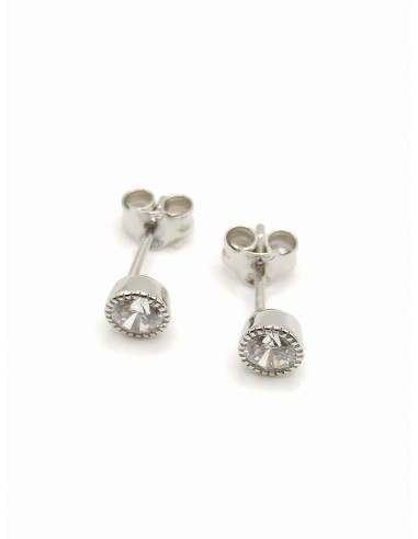 Silver earrings