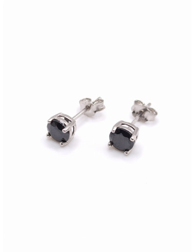 Silver stud earrings